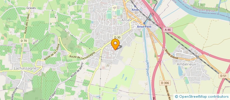 localisation de l'entreprise CJ INVEST  ANSE