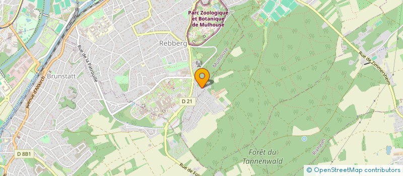 localisation de l'entreprise CJ INVEST  MULHOUSE