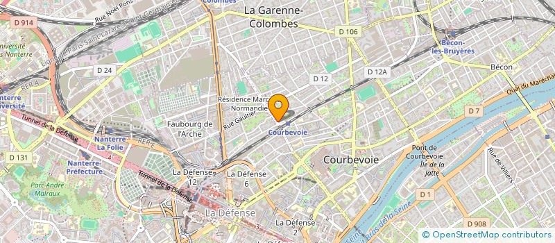 localisation de l'entreprise CJ LE ROI à COURBEVOIE