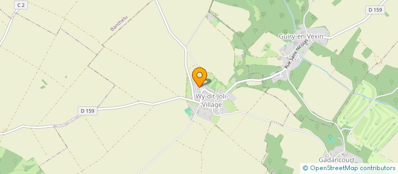 localisation de l'entreprise CJ LINE  WY-DIT-JOLI-VILLAGE