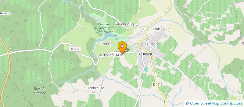 localisation de l'entreprise CJ MENUISERIES SERVICES  BLASIMON