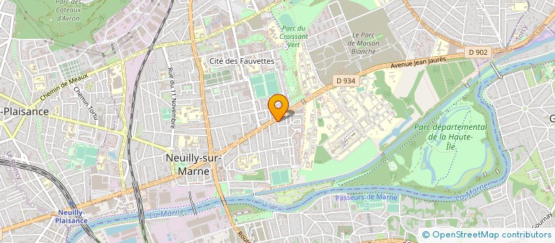 localisation de l'entreprise CJ NET à NEUILLY-SUR-MARNE