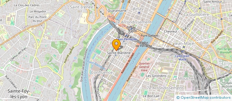 localisation de l'entreprise CJ PARTICIPATIONS à LYON