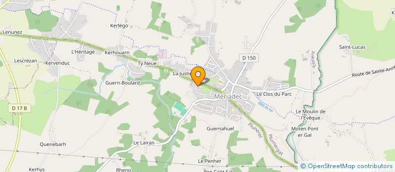 localisation de l'entreprise CJ PATRIMOINE  PLUMERGAT