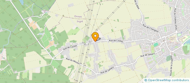 localisation de l'entreprise CJ PAYSAGES à INGRE