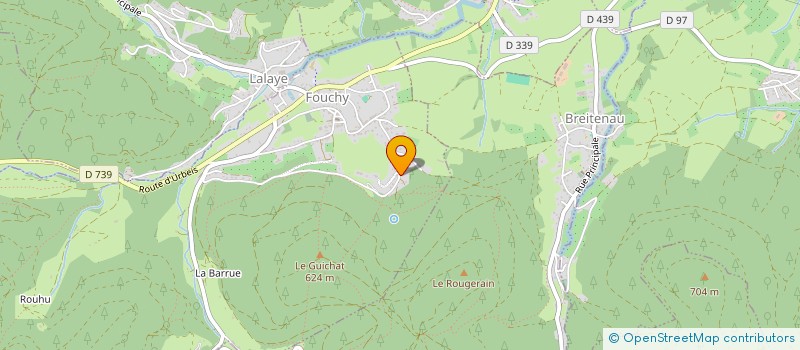 localisation de l'entreprise CJ-PEX  FOUCHY