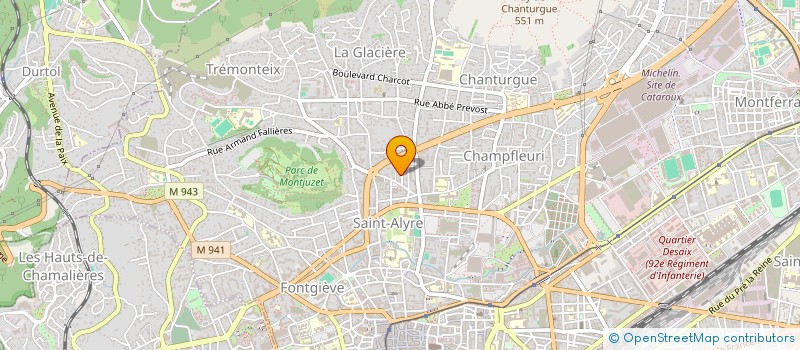 localisation de l'entreprise CJ PLOMBERIE  BLANZAT