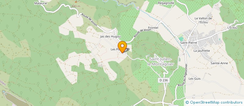 localisation de l'entreprise CJ PLOMBERIE à SAINT-JULIEN