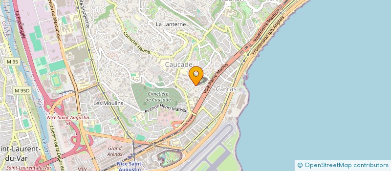 localisation de l'entreprise CJ PREST à NICE