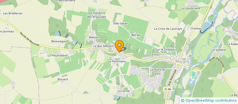 localisation de l'entreprise CJ PRESTATIONS SOLUTIONS  REUGNY