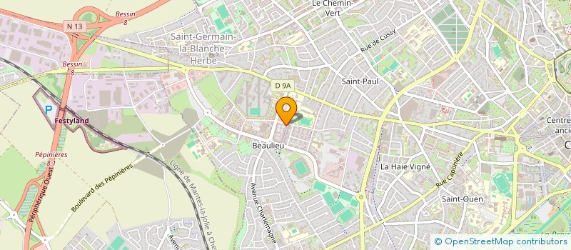 localisation de l'entreprise CJ PROD à CAEN