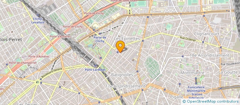 localisation de l'entreprise CJ PRODUCTION à PARIS