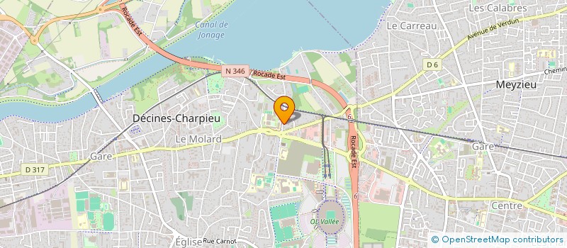 localisation de l'entreprise CJ QSE  DECINES-CHARPIEU