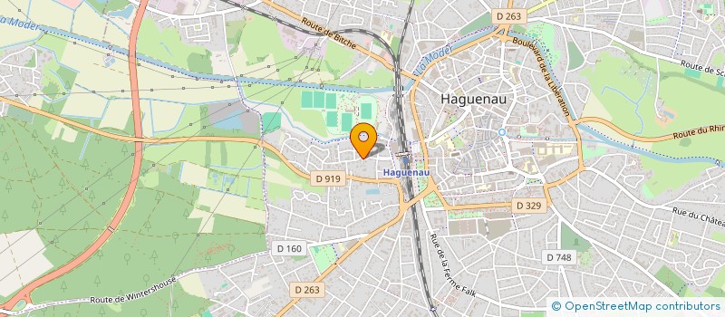 localisation de l'entreprise CJ REALISATIONS à HAGUENAU