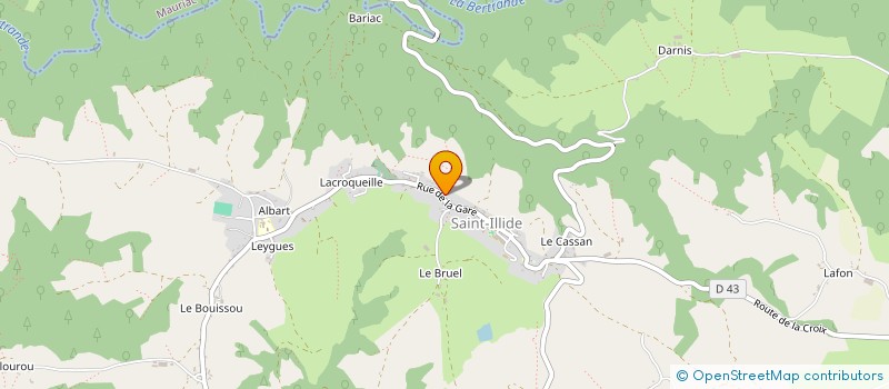 localisation de l'entreprise CJ RENOV à SAINT-ILLIDE
