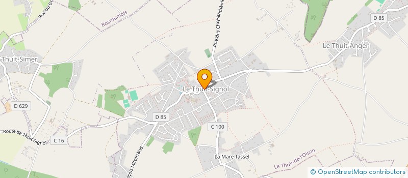 localisation de l'entreprise CJ SOLEIL IMMO  LE THUIT DE L'OISON