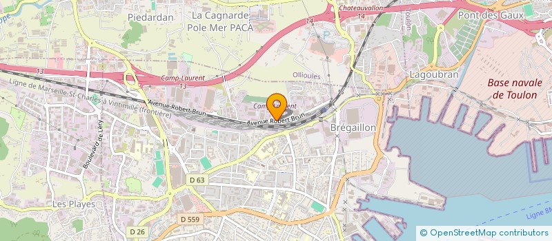 localisation de l'entreprise CJ SPORTS  LA SEYNE SUR MER