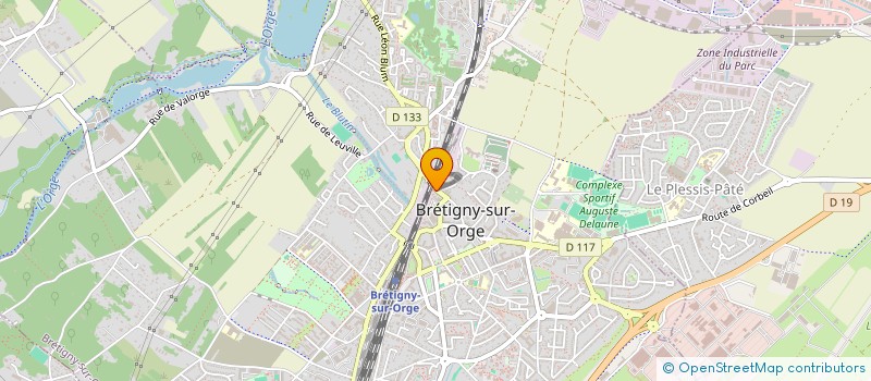 localisation de l'entreprise CJ SUGITON à BRETIGNY-SUR-ORGE