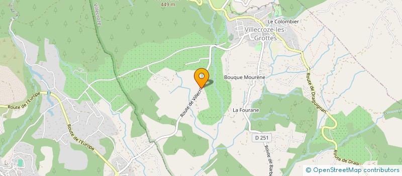 localisation de l'entreprise CJ TERRASSEMENT  VILLECROZE