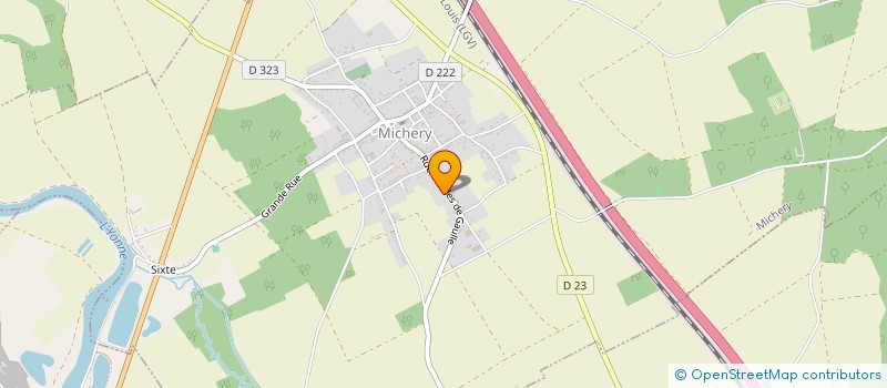 localisation de l'entreprise CJ TRACKING à MICHERY