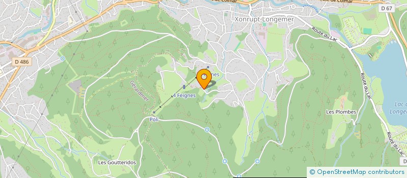 localisation de l'entreprise CJ VIEILLES FOUIES à XONRUPT-LONGEMER
