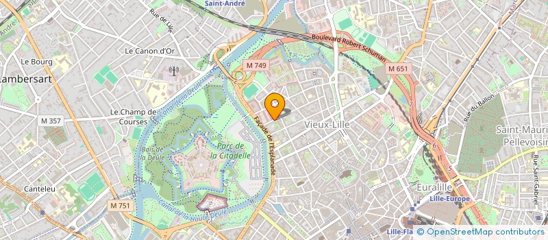 localisation de l'entreprise CJ16 à LILLE