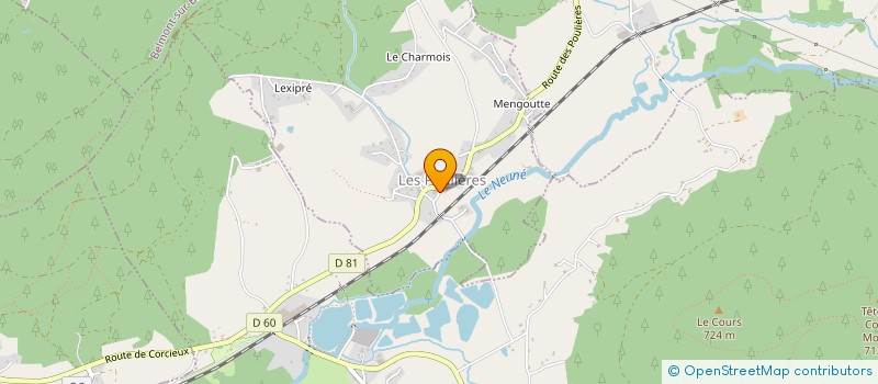 localisation de l'entreprise CJ2L IMMOBILIER  LES POULIERES