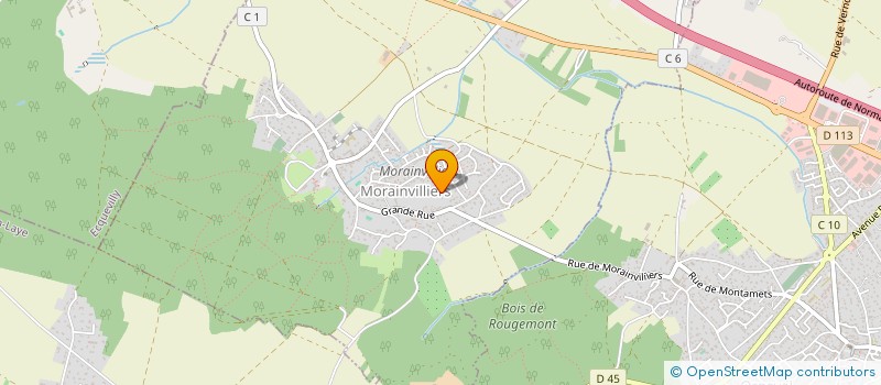 localisation de l'entreprise CJ2M  MORAINVILLIERS