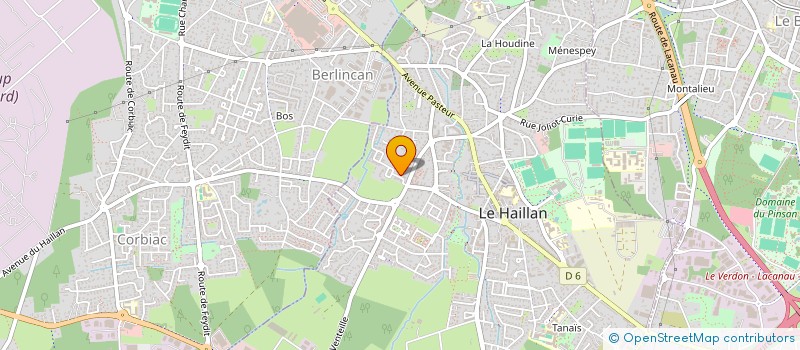 localisation de l'entreprise CJ2M INVEST  LE HAILLAN