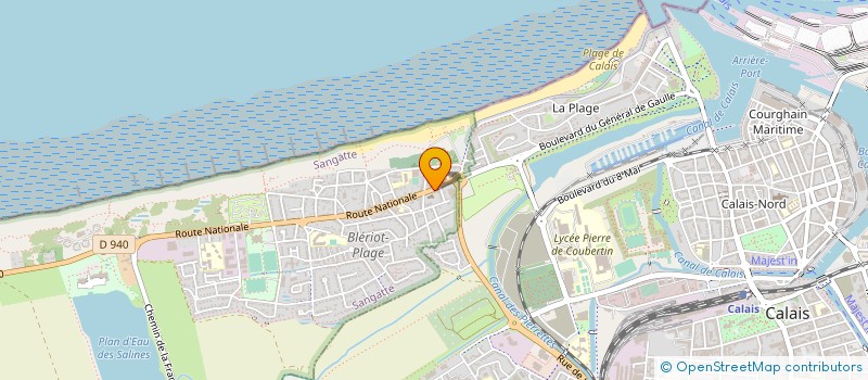 localisation de l'entreprise CJ3C CAFFIER JUSTINE COMPTABILITE CONSEIL CREATION  SANGATTE