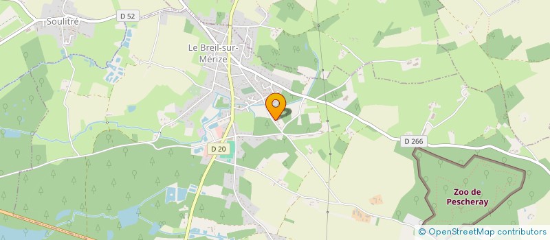 localisation de l'entreprise CJ3L  LE BREIL-SUR-MERIZE