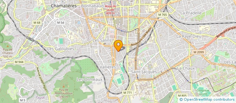 localisation de l'entreprise CJA à CLERMONT-FERRAND