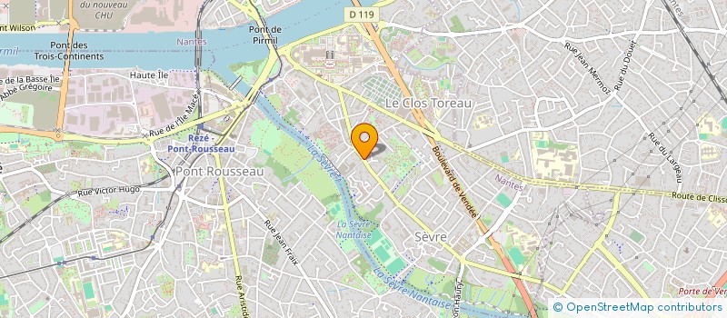 localisation de l'entreprise CJA à NANTES