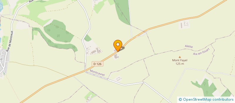 localisation de l'entreprise CJA  MONTCAVREL