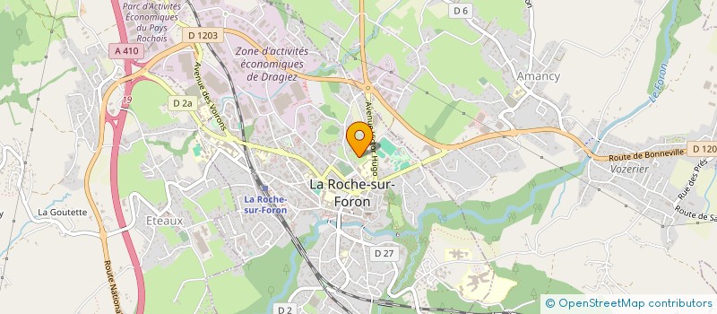 localisation de l'entreprise CJA FAMILY  LA ROCHE-SUR-FORON