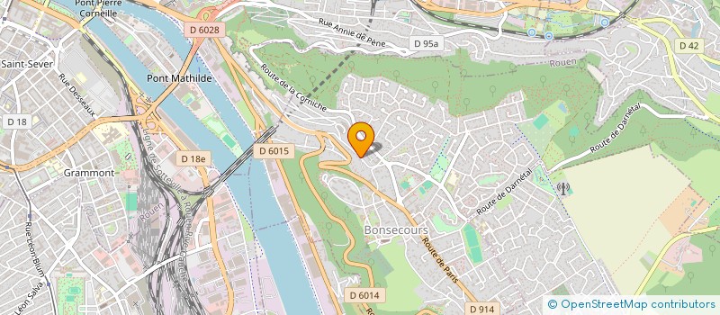 localisation de l'entreprise CJA IMMOBILIER  BONSECOURS