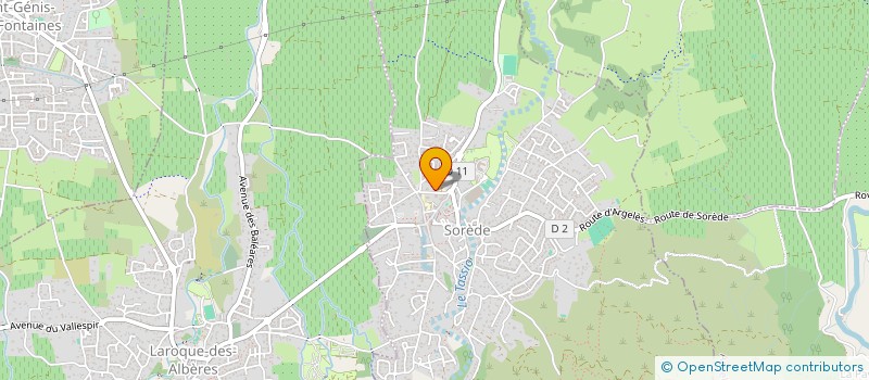 localisation de l'entreprise CJAG  SOREDE