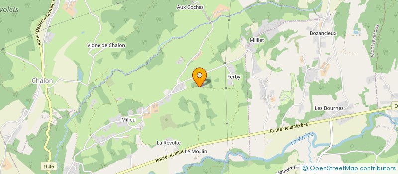 localisation de l'entreprise CJAG  MONSTEROUX-MILIEU