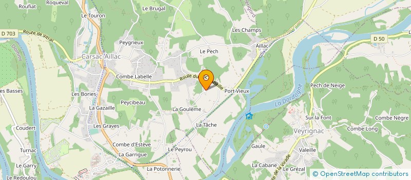 localisation de l'entreprise CJB à SARLAT-LA-CANEDA