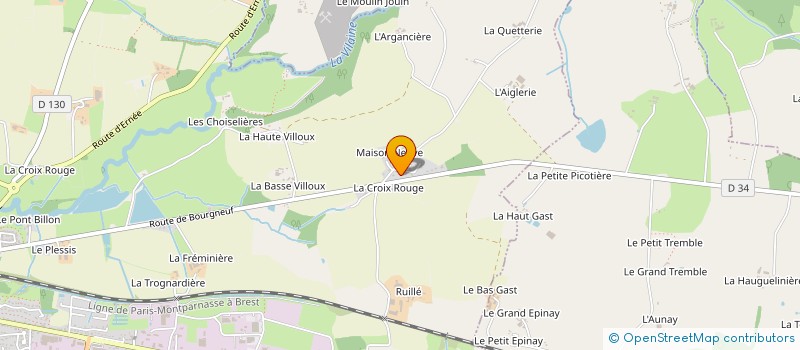 localisation de l'entreprise CJB à VITRE