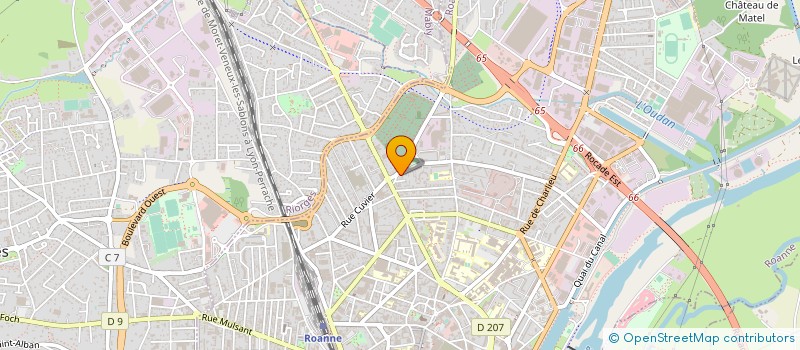 localisation de l'entreprise CJB AUTO  LE COTEAU