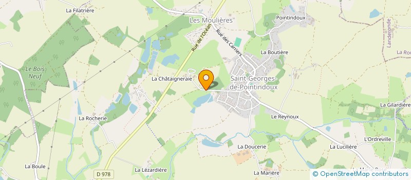 localisation de l'entreprise CJB PARTICIPATIONS  SAINT-GEORGES-DE-POINTINDOUX