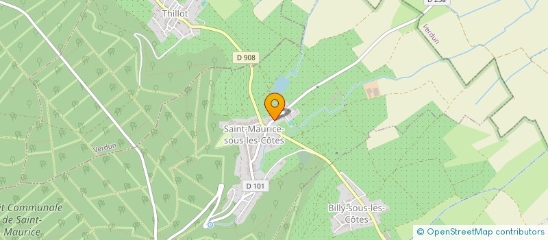localisation de l'entreprise CJB RENO  SAINT-MAURICE-SOUS-LES-COTES