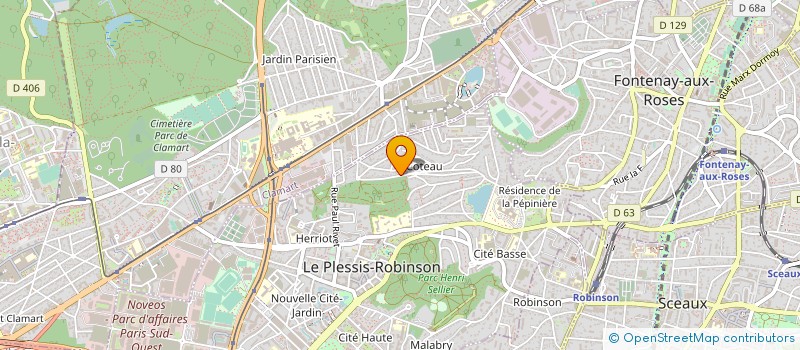 localisation de l'entreprise CJBAT à LE PLESSIS-ROBINSON