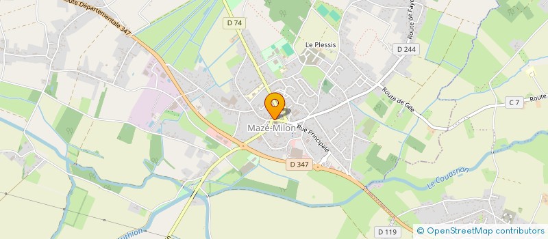 localisation de l'entreprise CJC  MAZE-MILON