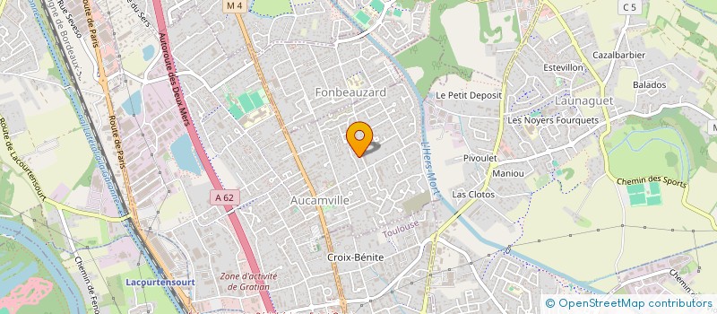 localisation de l'entreprise CJC à AUCAMVILLE
