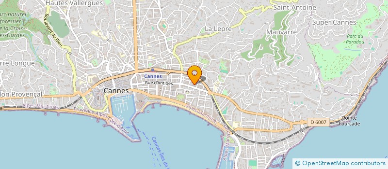 localisation de l'entreprise CJC  CANNES