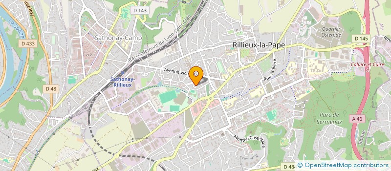 localisation de l'entreprise CJC AGENCEMENTS  CHASSIEU