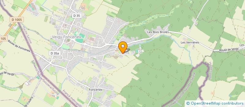 localisation de l'entreprise CJC BEAUTY  VEIGY-FONCENEX