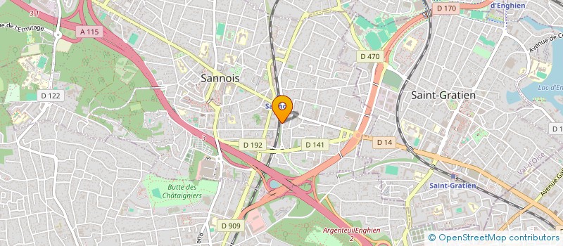 localisation de l'entreprise CJC GOMES à SANNOIS